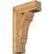 Ekena Millwork Olympic Block Rough Sawn Bracket, Western Red Cedar, 6"W x 20"D x 32"H BKT06X20X32OLY05RWR - alternate 1